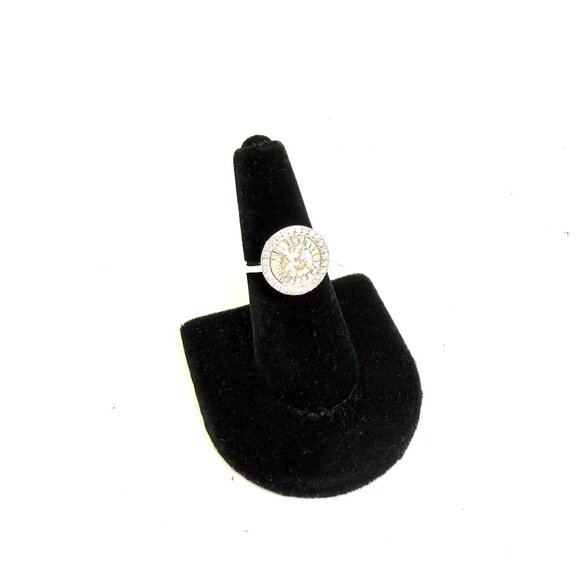 😍"Put a Ring On IT Event" Moissanite Double Halo Ring - Picture 1 of 1